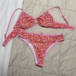 Floral Pink Bikini Set